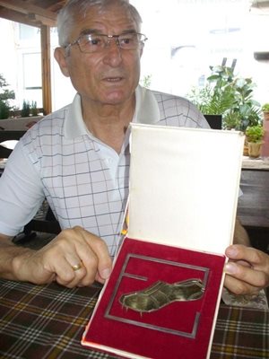 Михаил Желев остана единственият български лекоатлет, спечелил приза "Златен шпайк", присъден му от спортните журналисти на Европа през 1969 година. СНИМКА: Ваньо Стоилов
