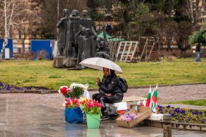 Как дъждовна София отпразнува 3 март (галерия)