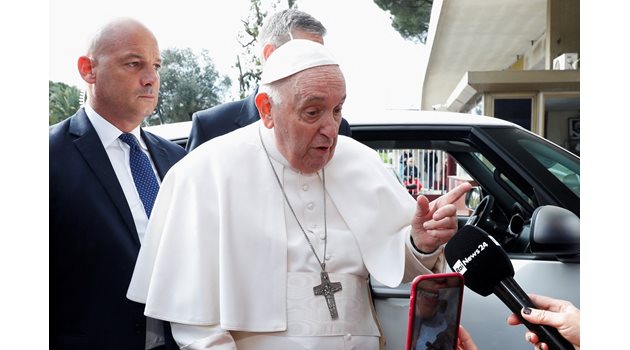 Папа Франциск
Снимка: Ройтерс