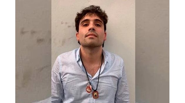 Синът на известния наркобарон Ел Чапо - Овидио Гусман СНИМКА: Туитър/SivarNewsSV