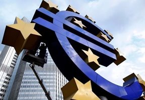 Емблемата на еврото във Франкфурт ще бъде продадена на търг