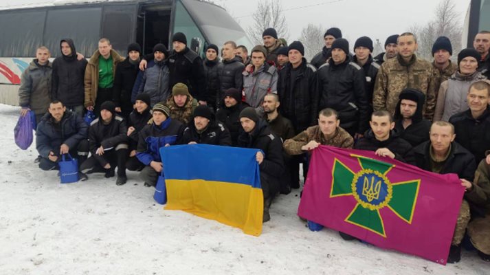 Украйна си върна още 116 военнопленници. СНИМКА: Телеграм Андрий Йермак