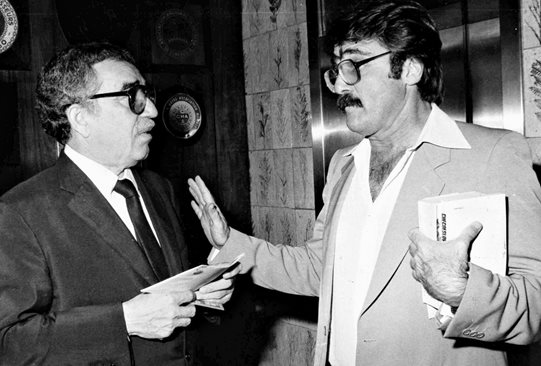 Габриел Гарсия Маркес (вляво) и Теодоро Петкоф са добри приятели до края на живота си...