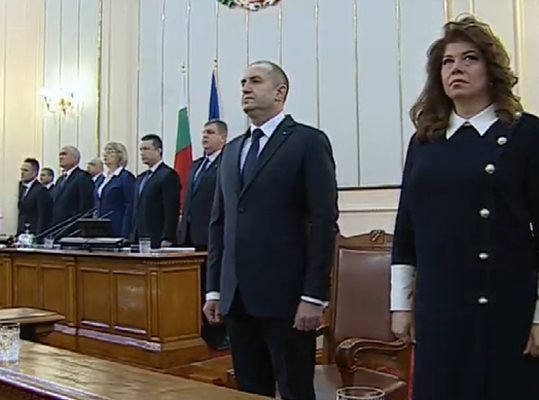 Президентът Румен Радев и вицепрезидентът Илиана Йотова