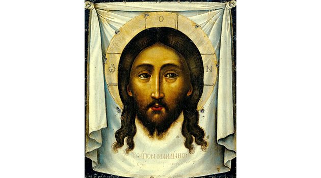 Едно от чудотворните изображения на Исус, дело Симон Ушаков.