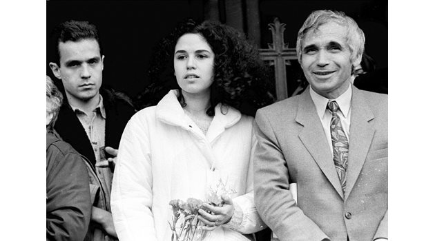 С д-р Желю Желев и Лиана Панделиева на митинга на СДС на 18 ноември 1989 г.