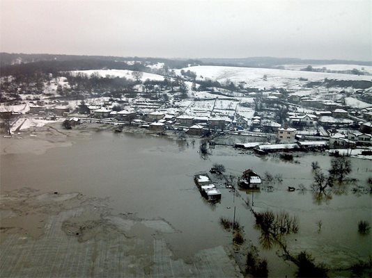 Злополучното хасковско село Бисер след наводнението.
Снимка ВВС