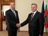 Първата официална среща на Румен Радев - с македонския президент