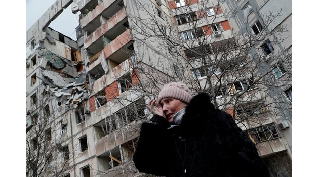 Много сгради в Украйна са разрушени. 

СНИМКИ: РОЙТЕРС