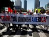 Десетки хиляди мексиканци излязоха на протест срещу Тръмп (Снимки)