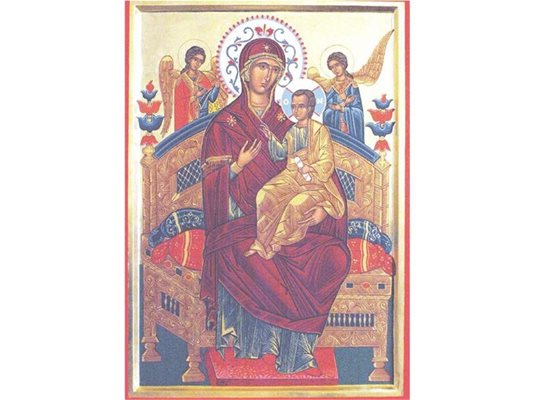 Иконата на Богородица Всецарица.
СНИМКИ: АТАНАС КЪНЕВ