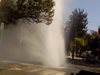 25-метров гейзер бликна в центъра на Плевен (Видео, снимки)