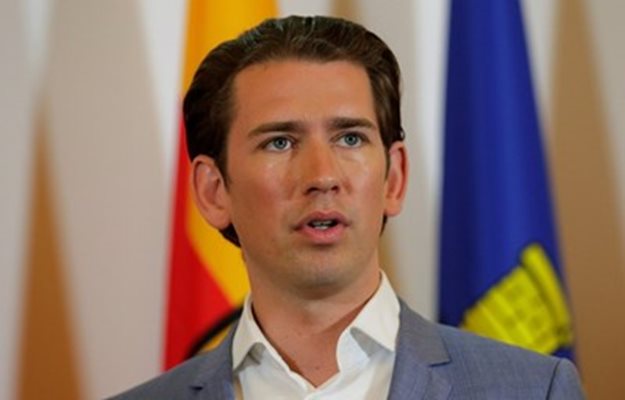 Канцлерът на Австрия Себастиан Курц  СНИМКА: Ройтерс