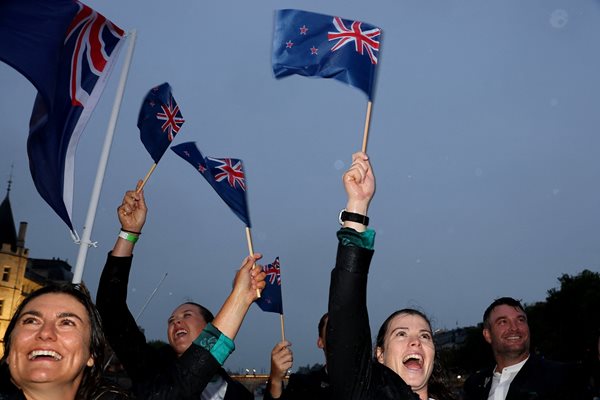 The excitement of Australian athletes Photo: Reuters