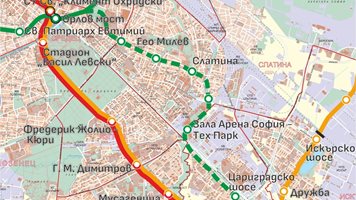 София ще има още 6 км метро през 2027 г.