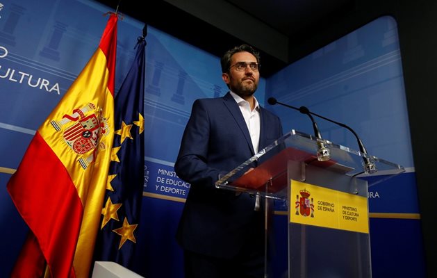 Испанският министър на културата Масим Уерта СНИМКА: Ройтерс