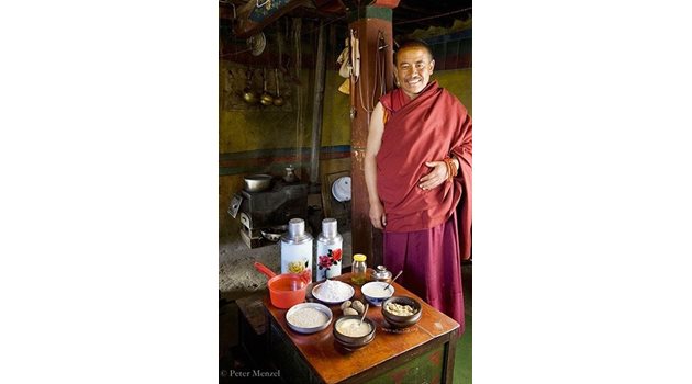 Главният монах в тибетски манастир