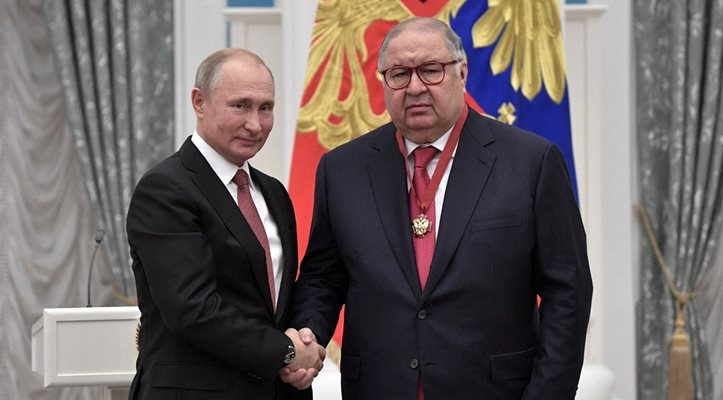 Путин с милиардера от узбекски произход Алишер Усманов