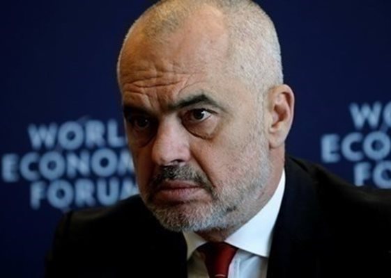 Албанският премиер Еди Рама  СНИМКА: Ройтерс