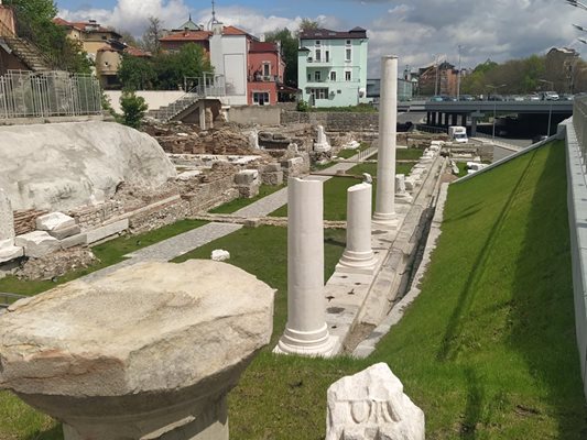Реставрацията на северната част от Римския форум в Пловдив глътна 1,8 млн. лева.