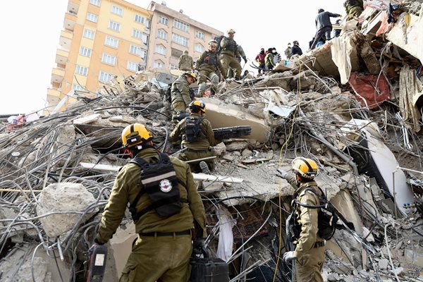 Земетресението в Турция, 06.02.2023 СНИМКА: Ройтерс