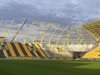 Монтират осветлението по южната трибуна на стадион "Колежа" в Пловдив