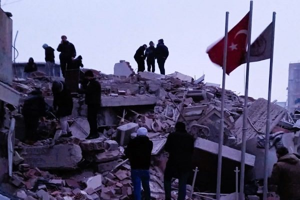 Земетресението в Турция, 06.02.2022 Снимка: Facebook/@Tekin Ateşnal