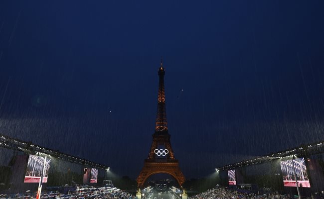 The opening ceremony of the 33rd Summer Olympic Games took place in Paris Photo: Reuters