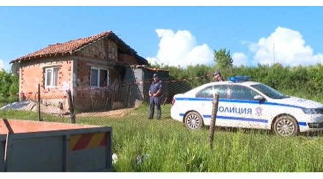 Къщата, в която е открито тялото на 7-годишно момиче в Ковачевци КАДЪР: bTV