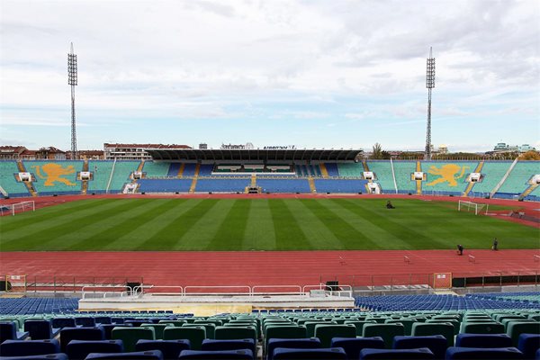 Националният стадион "Васил Левски", на който ще се играе мачът
Снимка: Архив