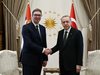 Вучич благодари на Ердоган за главозамайващия възход на двустранните отношения