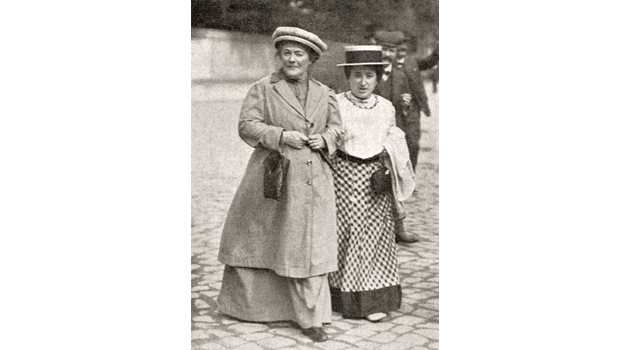 Клара Цеткин и Роза Люксембург