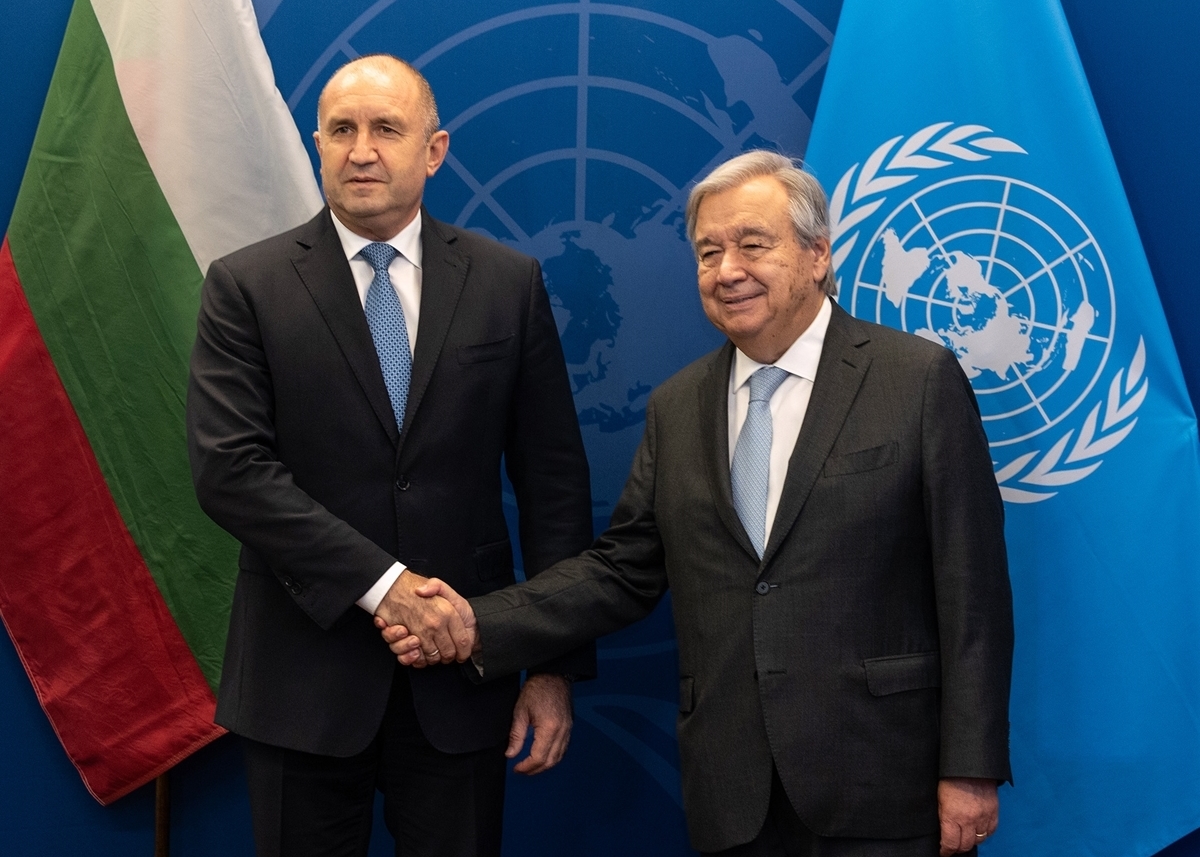 Румен Радев пред шефа на ООН: Реформата на Съвета за сигурност е наложителна