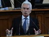 Сидеров: Ако парламентът се разтури сега, е опасно