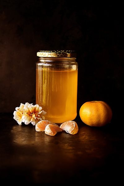 Honey is used for colds