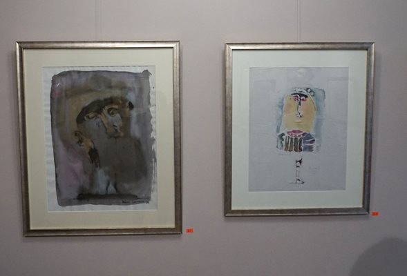 Ранни твори на Михаил Симеонов, включени в изложбата