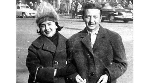 Мария и Никола Анастасов на екскурзия след сватбата си.
