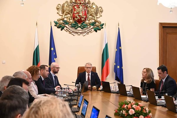 Правителството на редовното си заседание днес СНИМКА: Йордан Симеонов