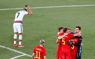 Роналдо към вратаря на Белгия: Имахте късмет!
