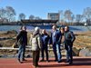 Министър Кралев инспектира ремонта на Градския стадион в Русе (снимки)