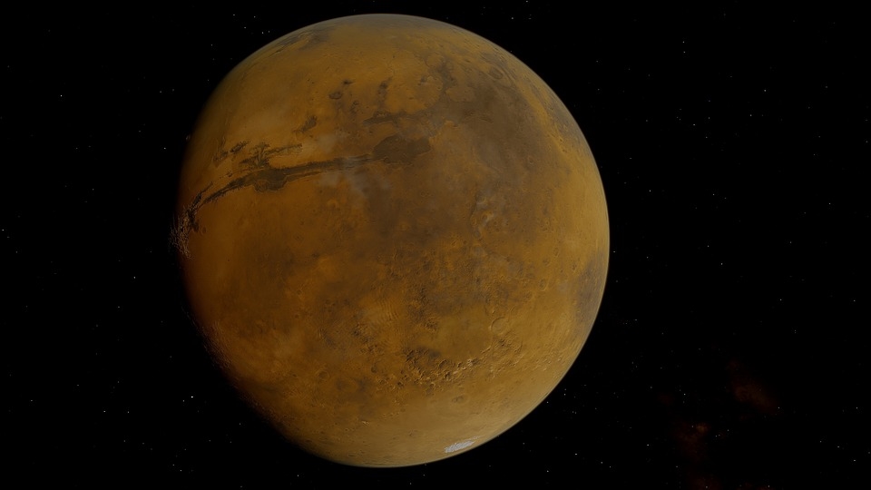 НАСА публикува снимка, на която сякаш се вижда мече на повърхността на Марс (Снимка)