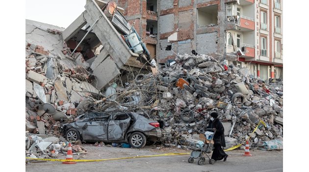 Земетресение в Турция 06.02.2023 г. СНИМКА: Ройтерс