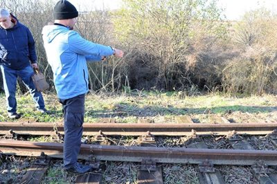 Ivan Petrov during a research experiment on the murder of his partner Petar Valeriev