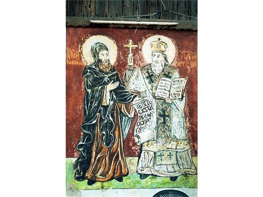 Стенописи от Клисурския манастир.
