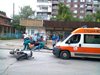 Моторист пострада при тежка катастрофа в Пловдив (снимки)