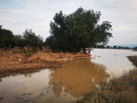 Село Трилистник след наводненията.