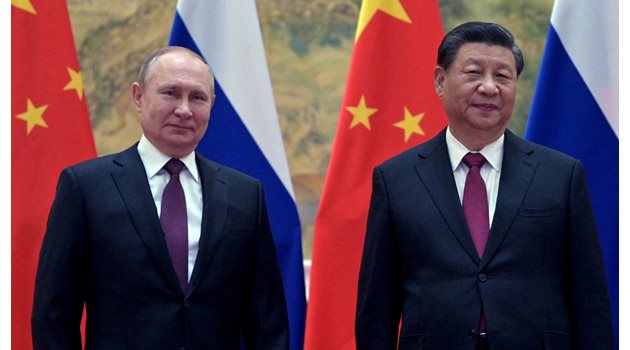 Президентите на Русия и Китай - Владимир Путин и Си Дзинпин. СНИМКА: РОЙТЕРС