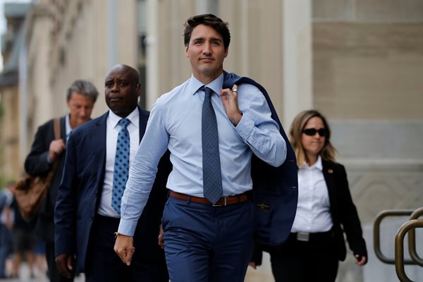 Канадският премиер Джъстин Трюдо  СНИМКА: Ройтерс