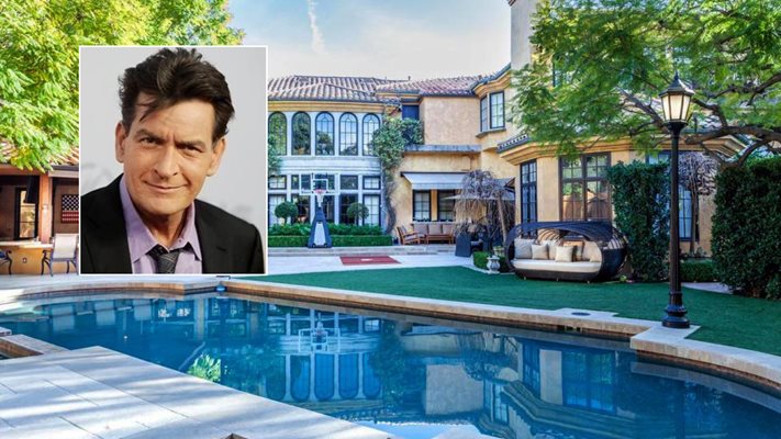 Чарли Шийн продава имението си в Лос Анджелис