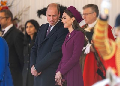 Принц Уилиям и съпругата му Кейт СНИМКА: Paul Grover/Pool via REUTERS